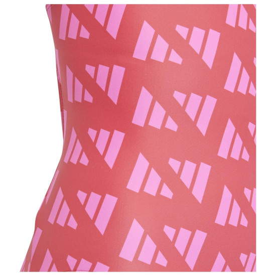 Adidas Παιδικό ολόσωμο μαγιό Logo Graphic V-Back Swimsuit